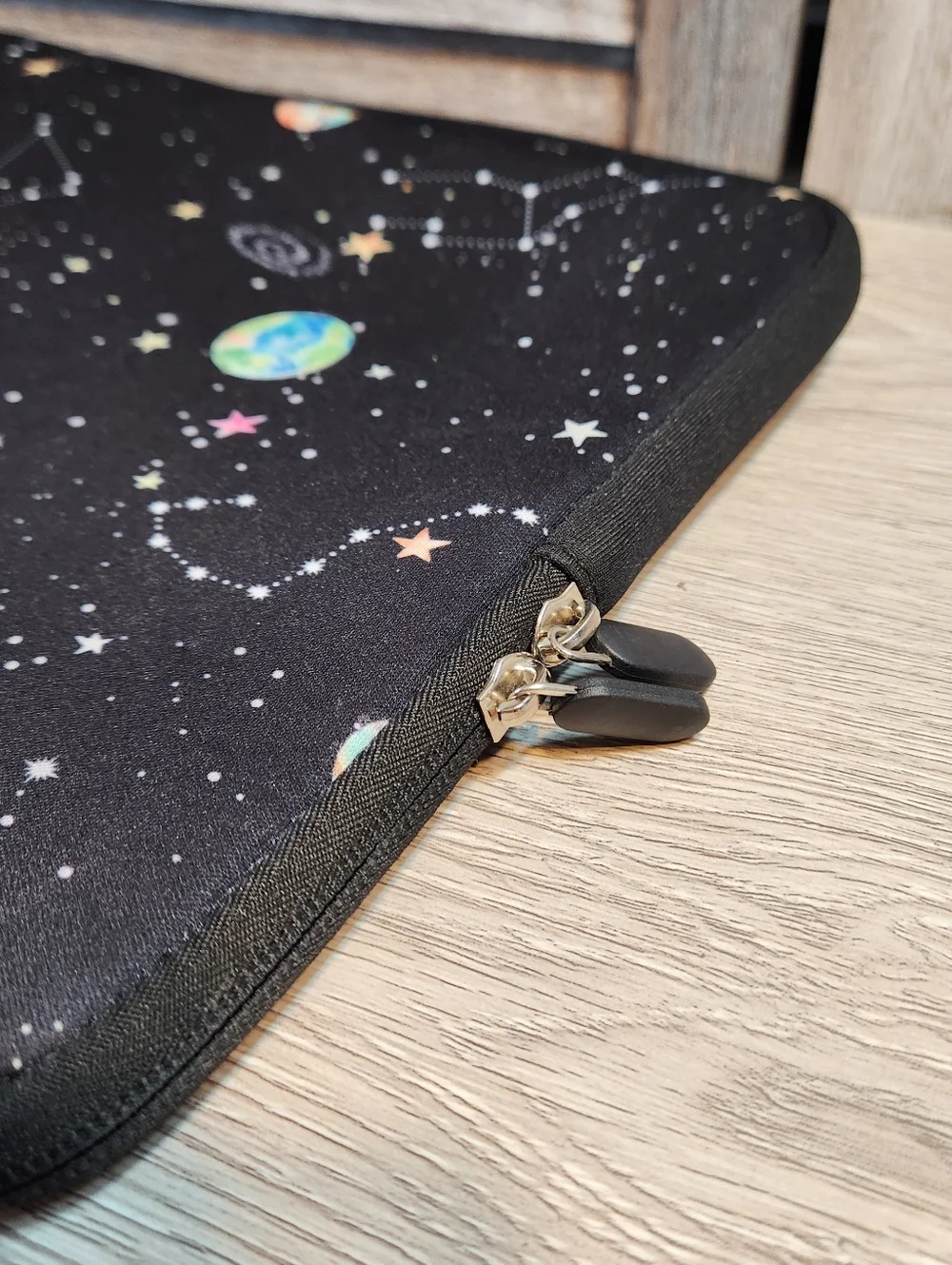 Laptop Case Zippered Padded Solar System 13x10